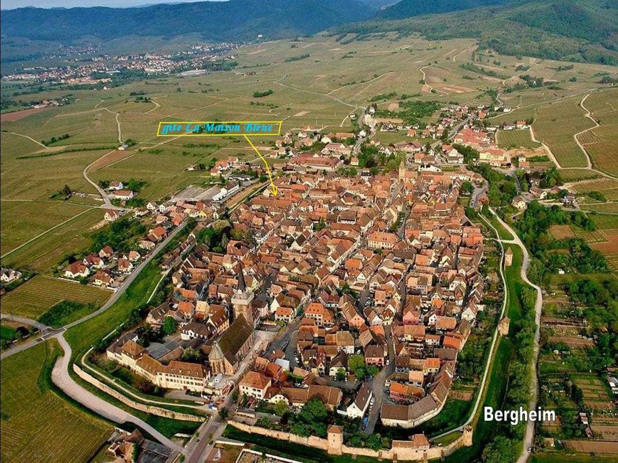 Gite La Maison Bleue Bergheim Zewnętrze zdjęcie